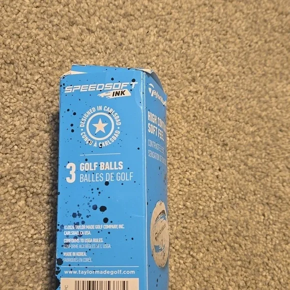 3pk Speedsoft Ink Golf Balls - Picture 3 of 4